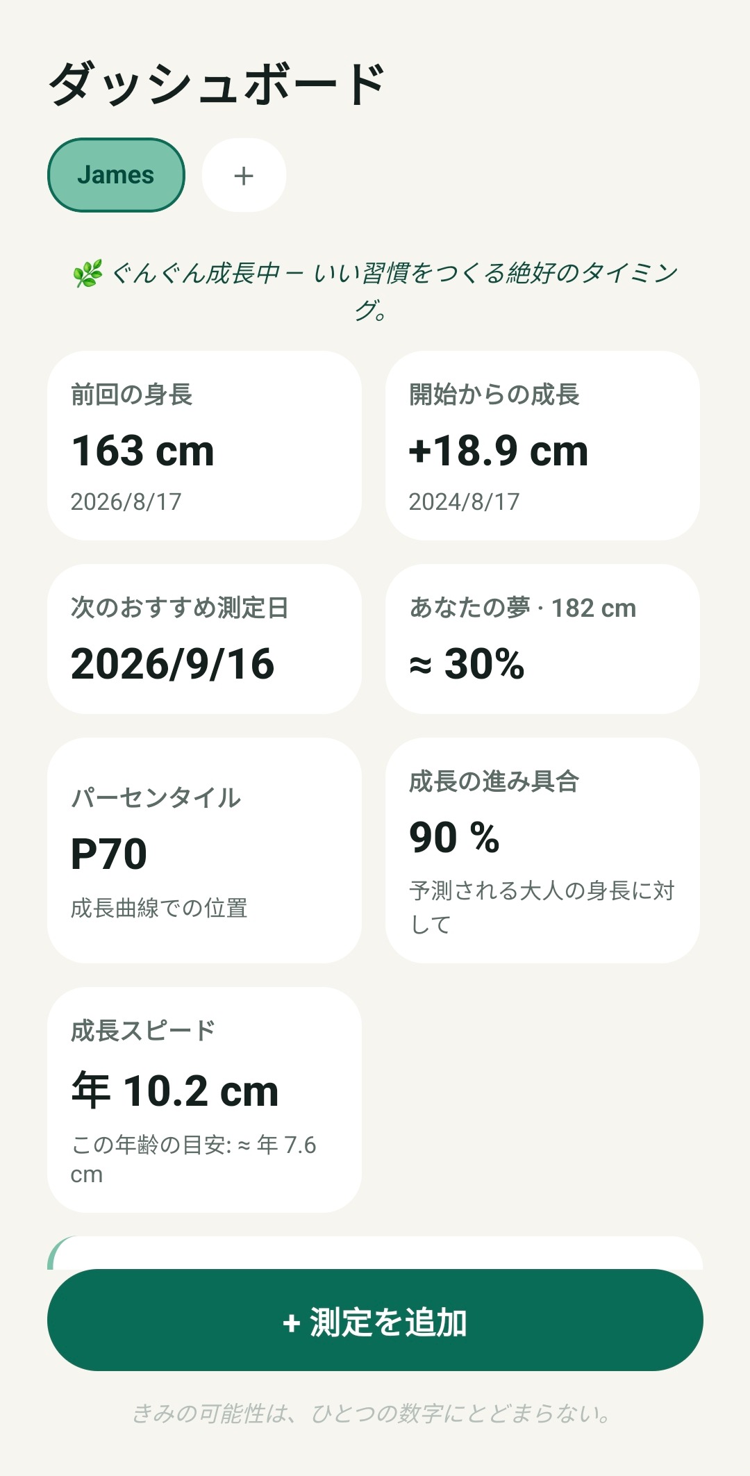 TallUp 統計画面
