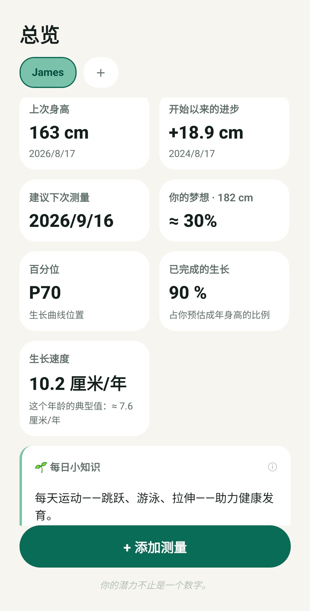 TallUp 数据统计界面